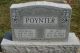 OA and Genevieve (Adams) Poynter Headstone